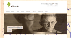 Desktop Screenshot of hermann-claudius.de